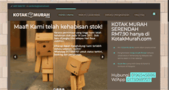 Desktop Screenshot of kotakmurah.com